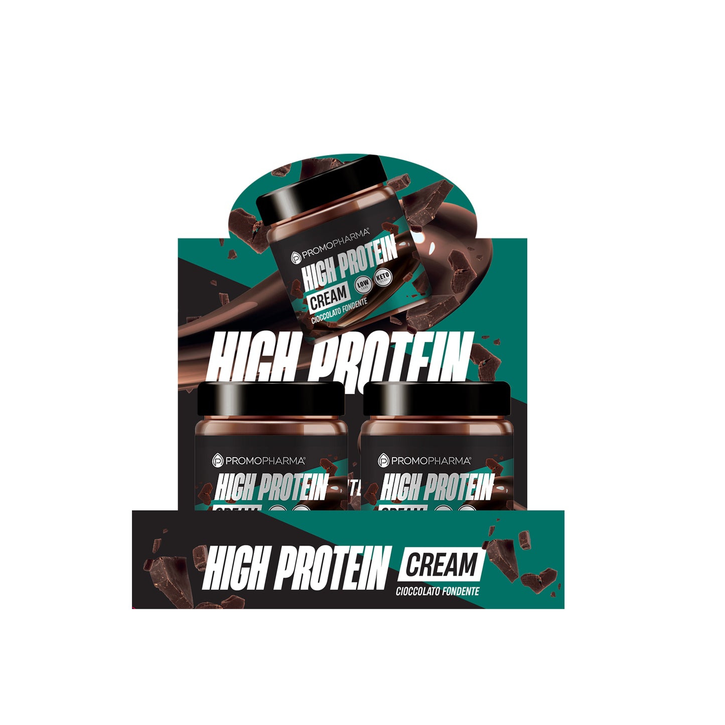 Box 8 High Protein Cream - Cioccolato Fondente