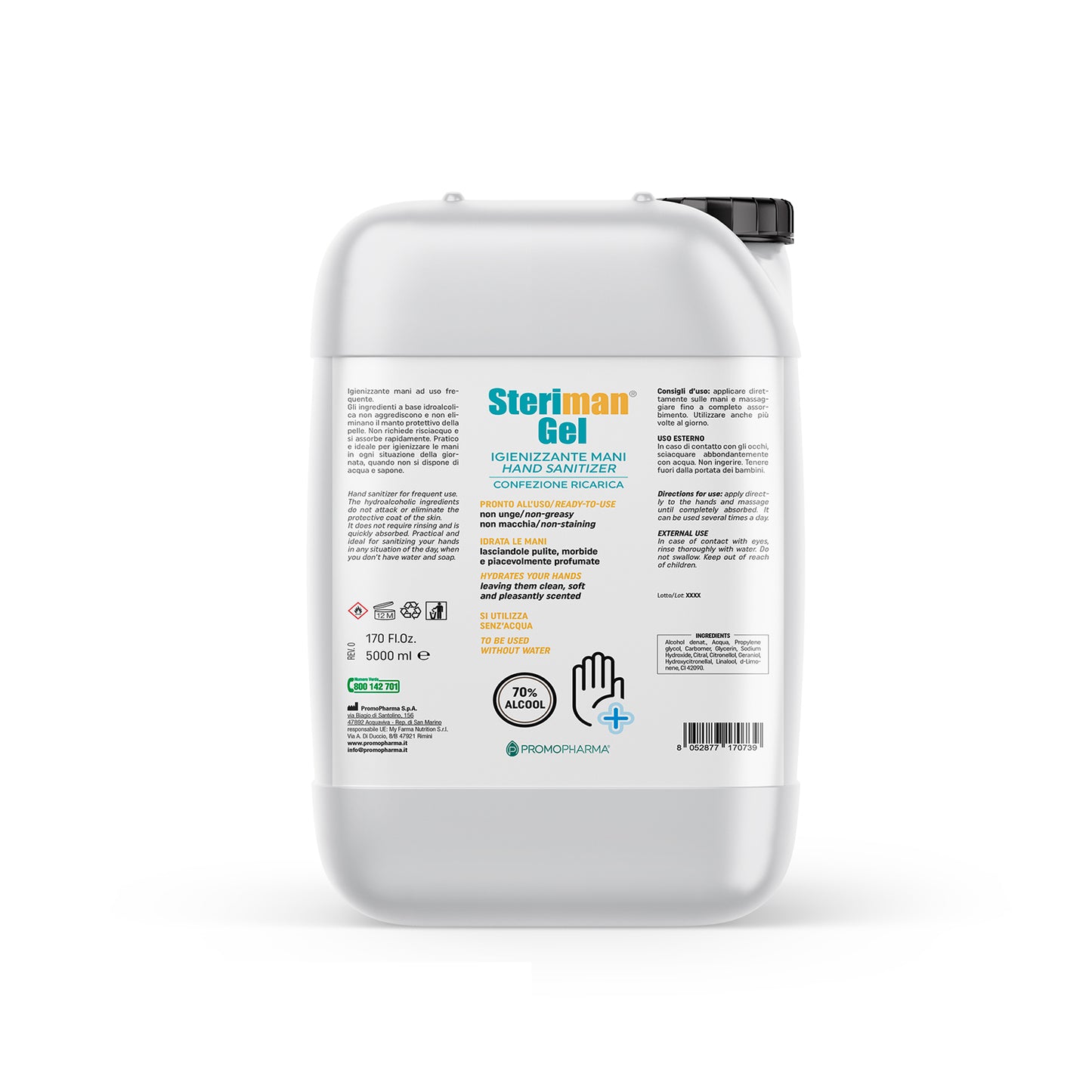 Steriman® Gel - Tanica 5000 ml