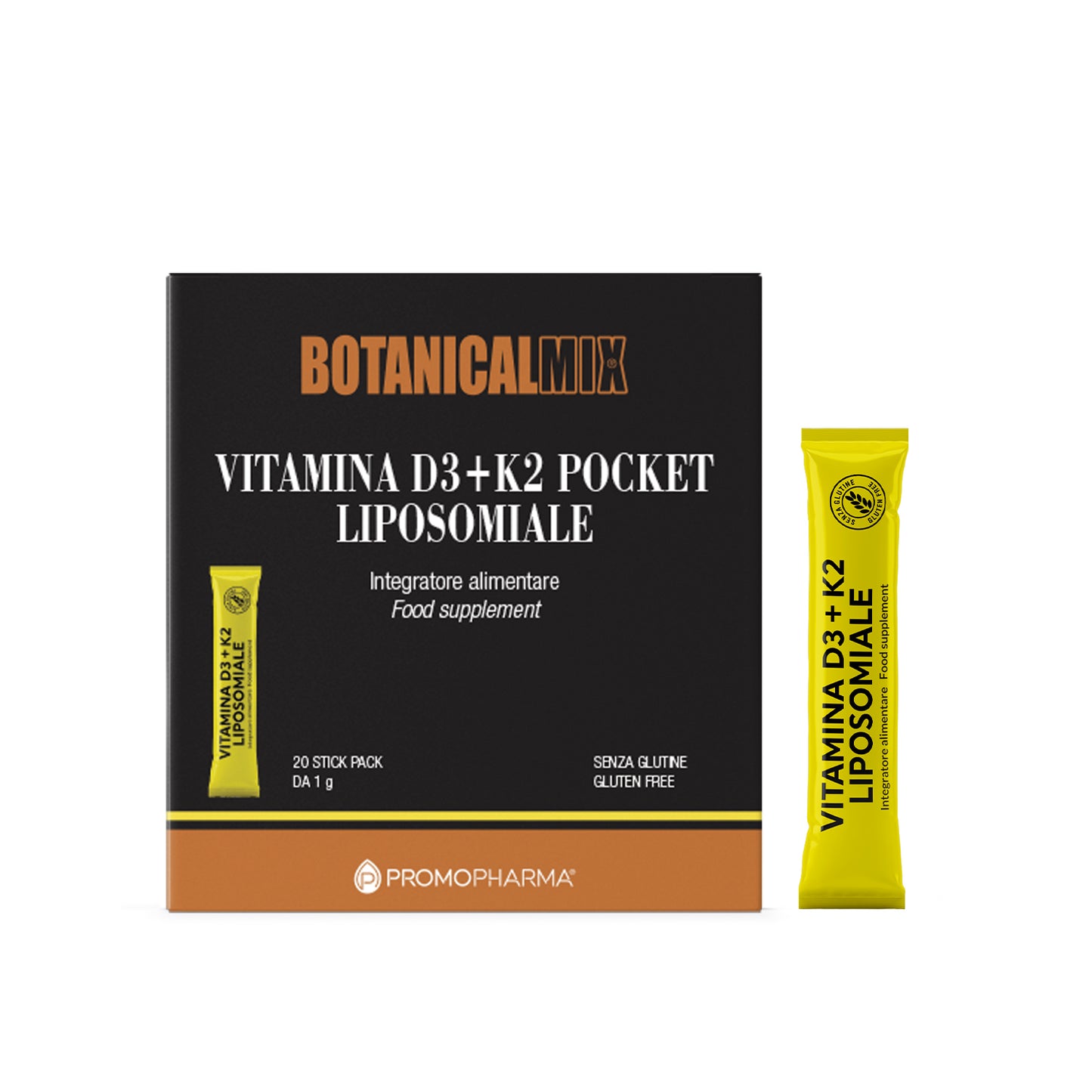 Botanical Mix® Vitamin D3+K2 Pocket Liposomal