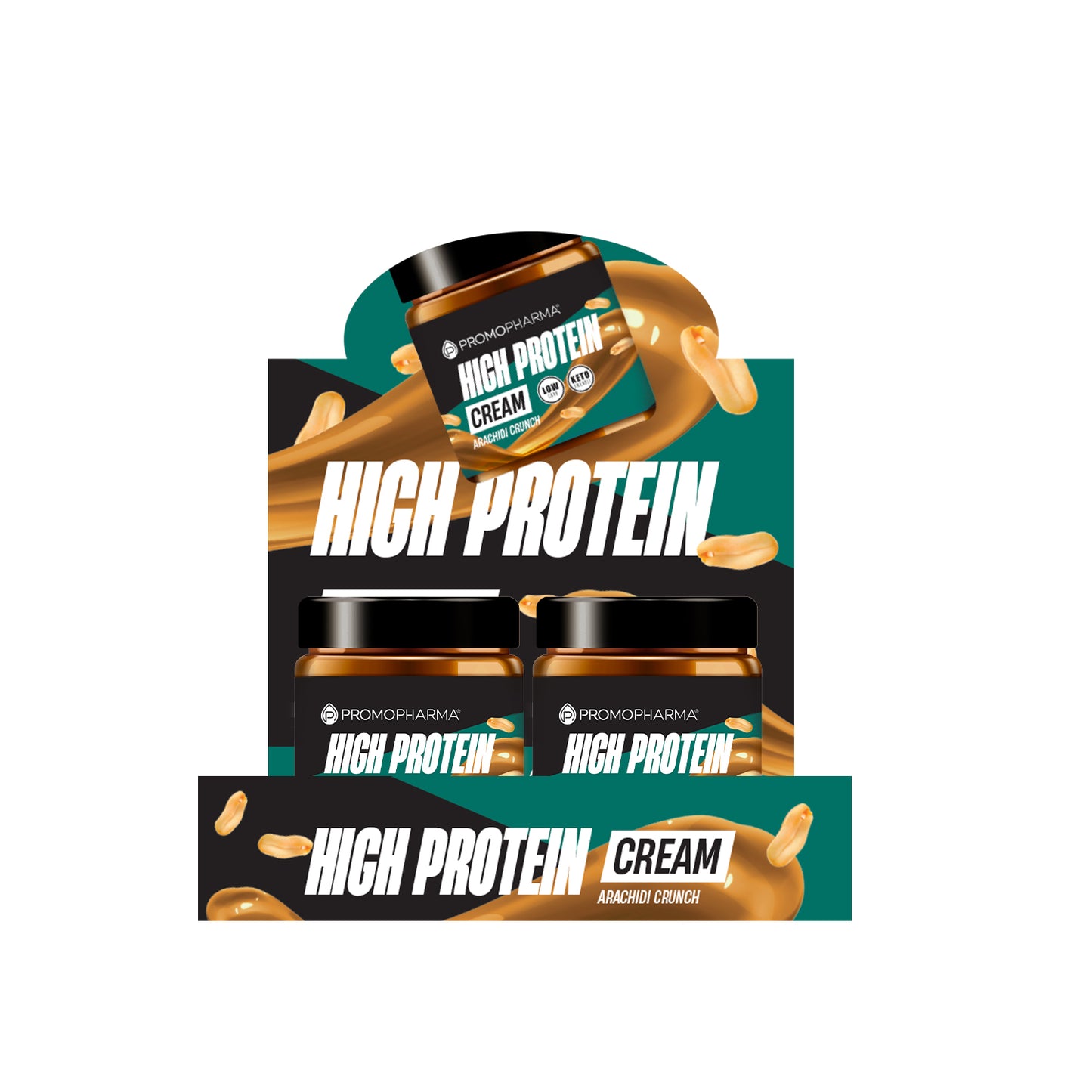 Box 8 High Protein Cream - Arachidi Crunch