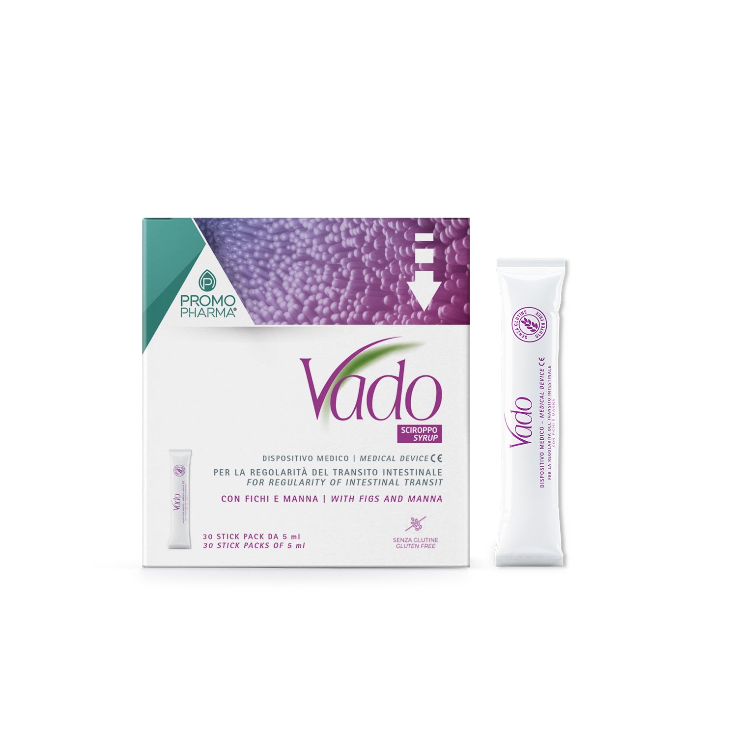 Vado Syrup Sciroppo Vado -30 Stick: rimedi naturali per stitichezza – PromoPharma